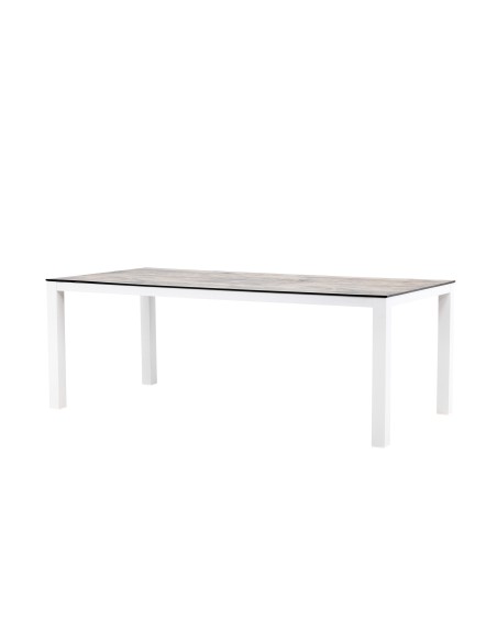 Matbord Llama, 205 × 100 cm, Grå