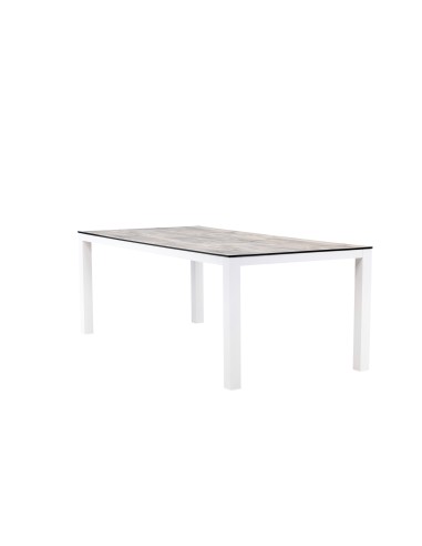 Matbord Llama, 205 × 100 cm, Grå
