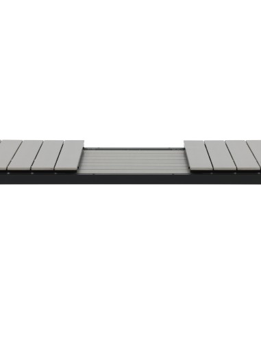 Matbord Levels, 229 × 100 cm, Svart