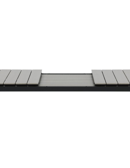 Matbord Levels, 229 × 100 cm, Svart