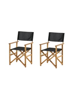 Matstol Marion, Svart/Natur 2