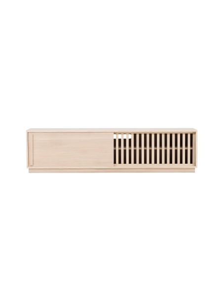 TV-bänk Lugo, 180 cm, Vitlaserad