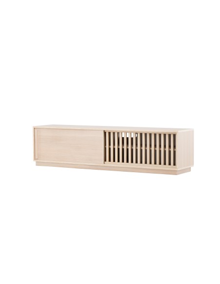 TV-bänk Lugo, 180 cm, Vitlaserad