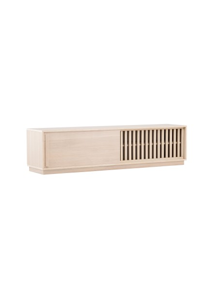TV-bänk Lugo, 180 cm, Vitlaserad