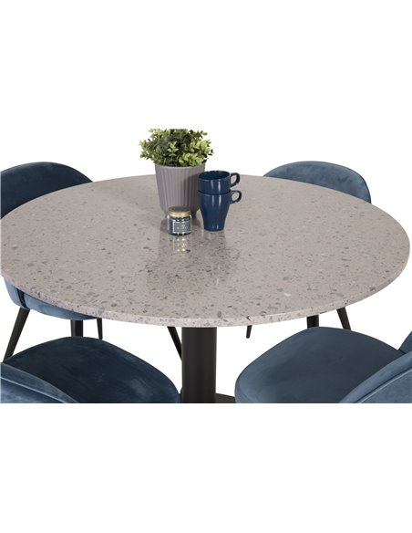 Matgrupp Razzia med Velvet matstolar