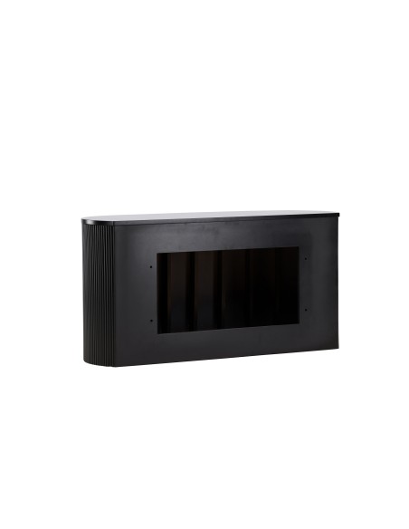 Sidobord Loca Skåp, 120 × 45 cm, Svart