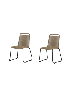 Matstol Lindos, Brun/Svart