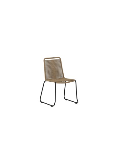 Matstol Lindos, Brun/Svart