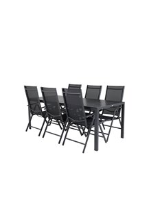 Matgrupp Break med Break matstolar, 205 × 90 cm 2