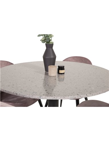 Matgrupp Razzia med Velvet matstolar