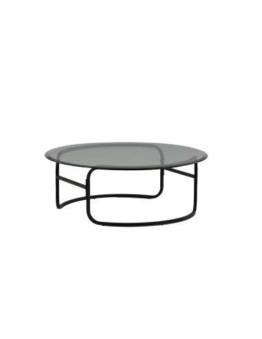Runt soffbord Lomma, Ø110 cm, Svart