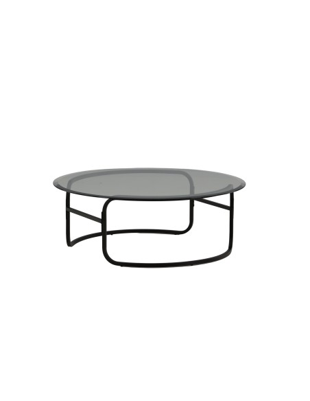 Runt soffbord Lomma, Ø110 cm, Svart