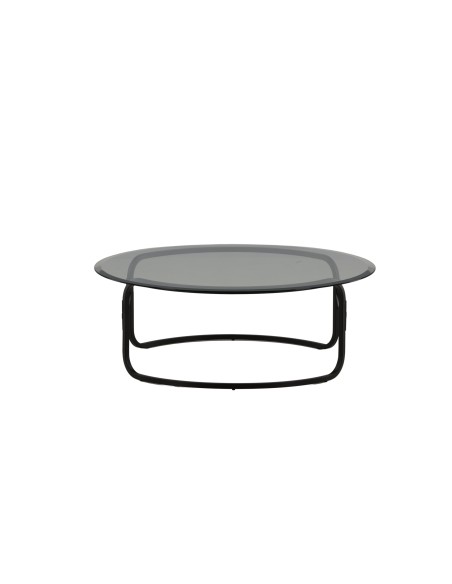 Runt soffbord Lomma, Ø110 cm, Svart
