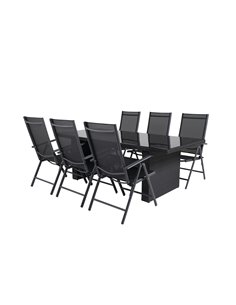 Matgrupp Padova med Break matstolar, 200 × 100 cm 2