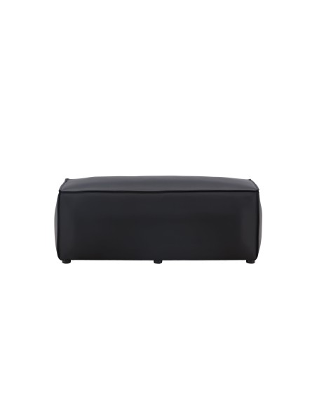 Fåtölj Palermo Puff, 59 × 119 cm, Svart