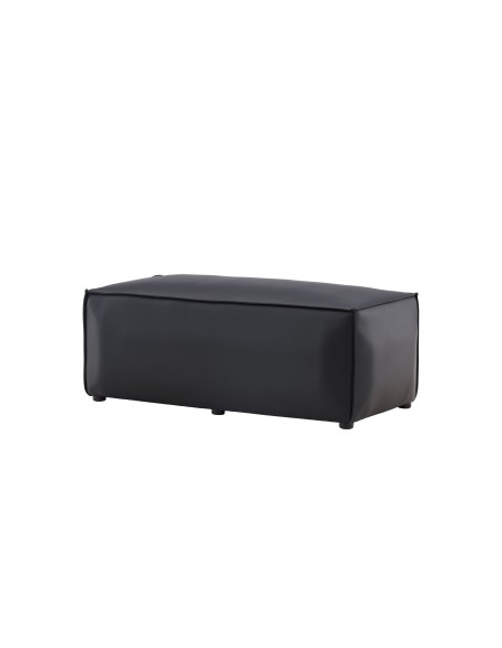 Fåtölj Palermo Puff, 59 × 119 cm, Svart