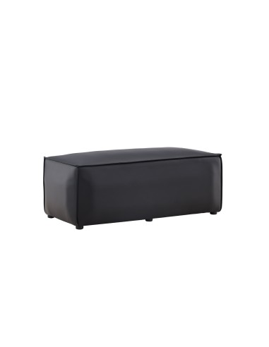 Fåtölj Palermo Puff, 59 × 119 cm, Svart
