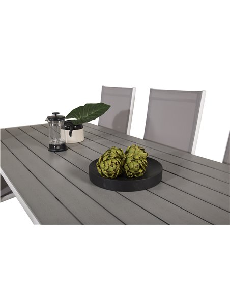 Matgrupp Break med Break matstolar, 205 × 90 cm