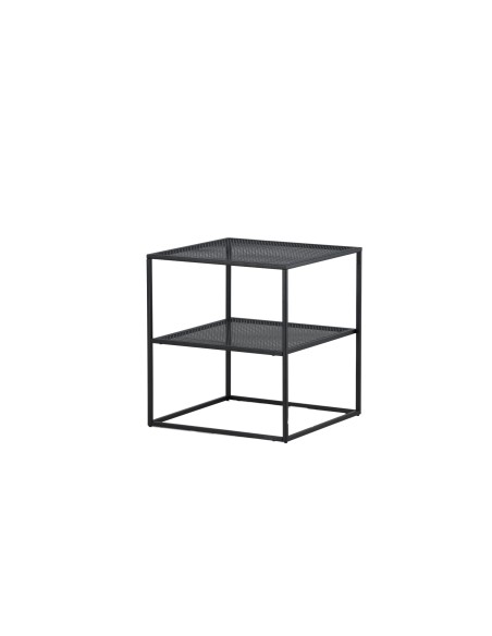 Soffbord Netz, 55 × 55 cm, Svart