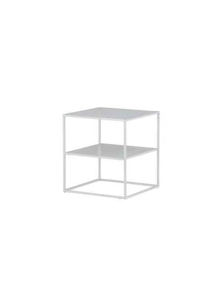 Soffbord Netz, 55 × 55 cm, Vit
