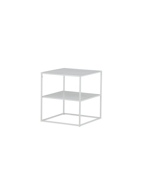 Soffbord Netz, 55 × 55 cm, Vit