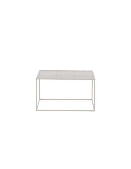 Soffbord Netz, 80 × 80 cm, Beige