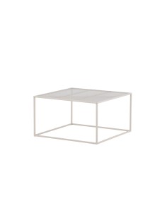 Soffbord Netz, 80 × 80 cm, Beige 2