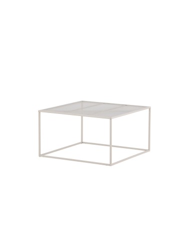 Soffbord Netz, 80 × 80 cm, Beige