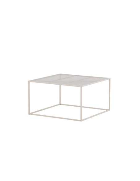 Soffbord Netz, 80 × 80 cm, Beige
