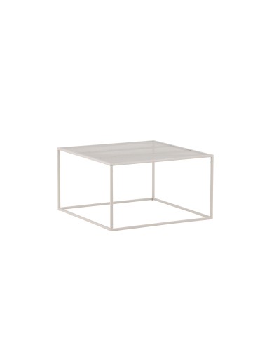 Soffbord Netz, 80 × 80 cm, Beige