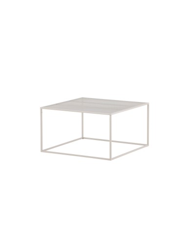 Soffbord Netz, 80 × 80 cm, Beige