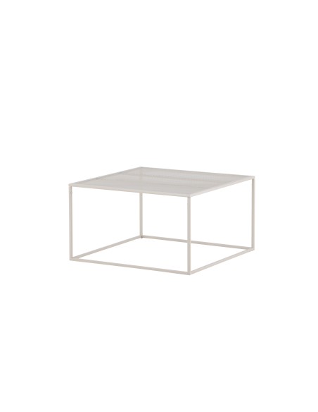 Soffbord Netz, 80 × 80 cm, Beige