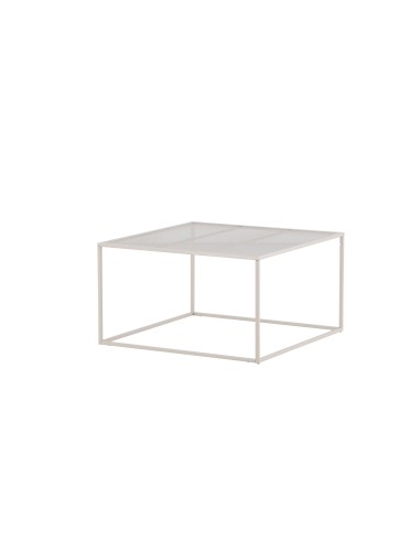 Soffbord Netz, 80 × 80 cm, Beige