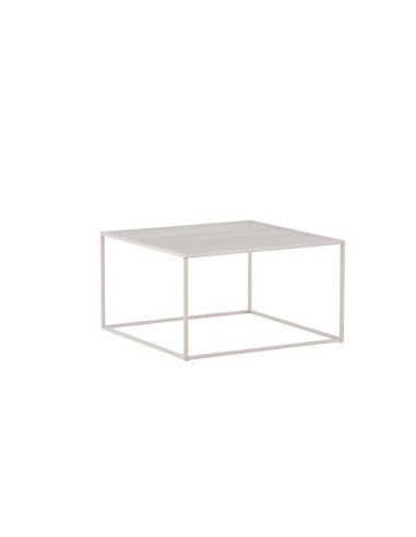 Soffbord Netz, 80 × 80 cm, Beige