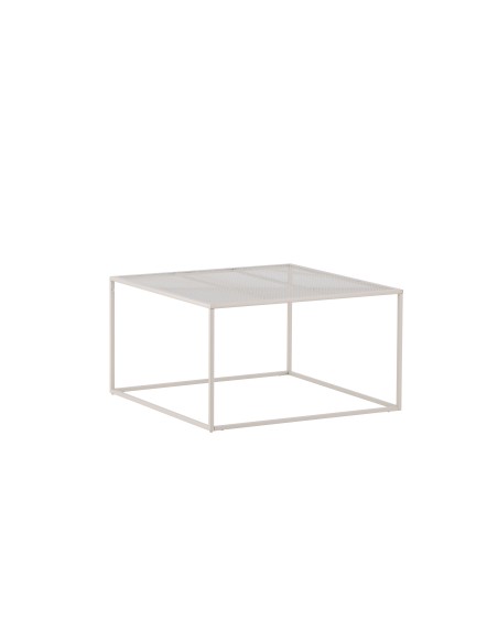 Soffbord Netz, 80 × 80 cm, Beige