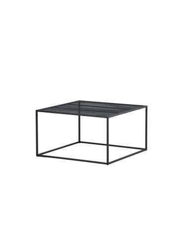 Soffbord Netz, 80 × 80 cm, Svart