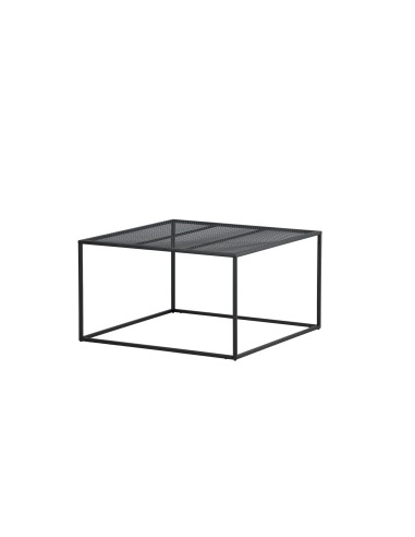 Soffbord Netz, 80 × 80 cm, Svart