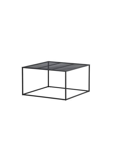 Soffbord Netz, 80 × 80 cm, Svart