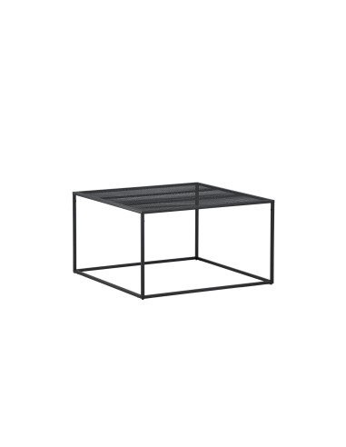 Soffbord Netz, 80 × 80 cm, Svart
