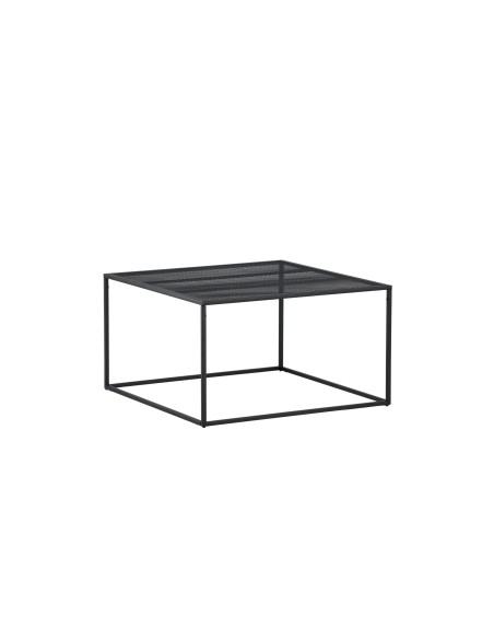 Soffbord Netz, 80 × 80 cm, Svart