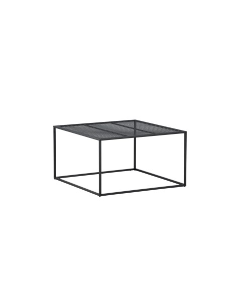 Soffbord Netz, 80 × 80 cm, Svart