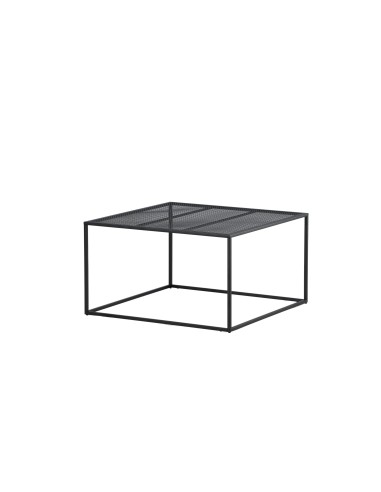Soffbord Netz, 80 × 80 cm, Svart