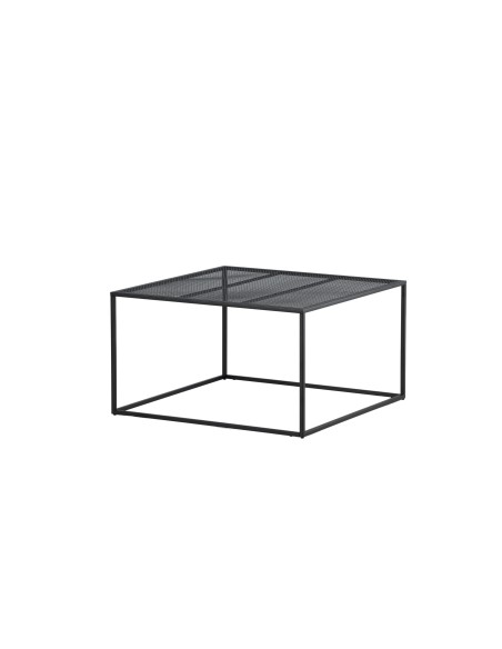 Soffbord Netz, 80 × 80 cm, Svart