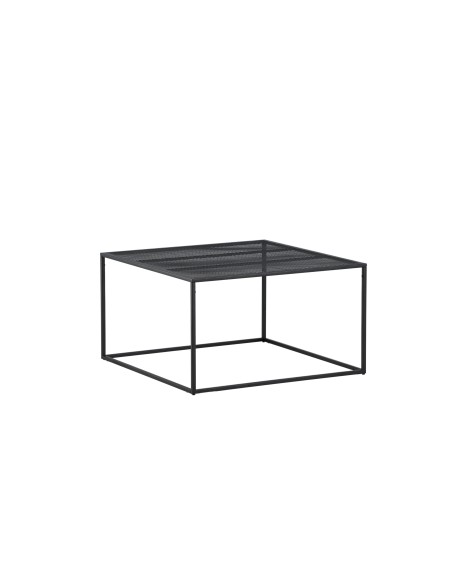 Soffbord Netz, 80 × 80 cm, Svart