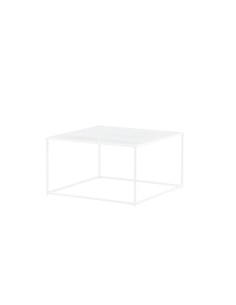 Soffbord Netz, 80 × 80 cm, Vit 2