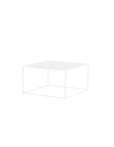 Soffbord Netz, 80 × 80 cm, Vit
