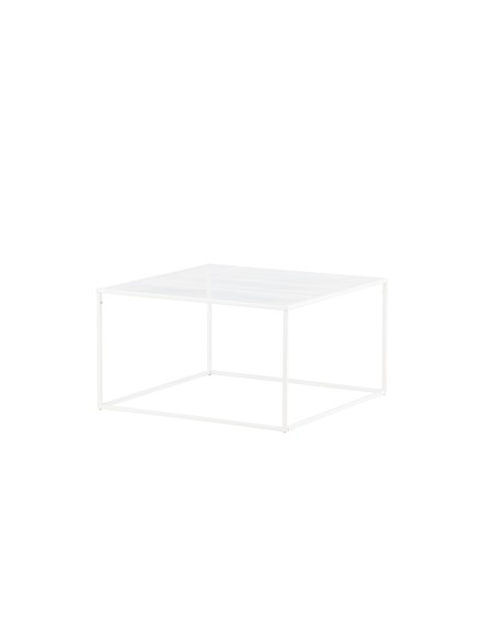 Soffbord Netz, 80 × 80 cm, Vit