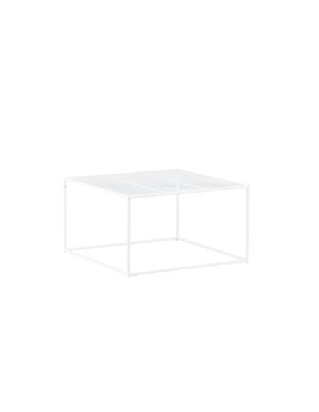 Soffbord Netz, 80 × 80 cm, Vit