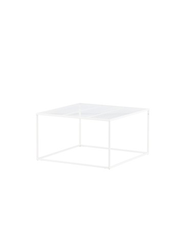 Soffbord Netz, 80 × 80 cm, Vit