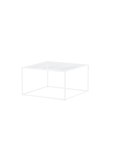 Soffbord Netz, 80 × 80 cm, Vit